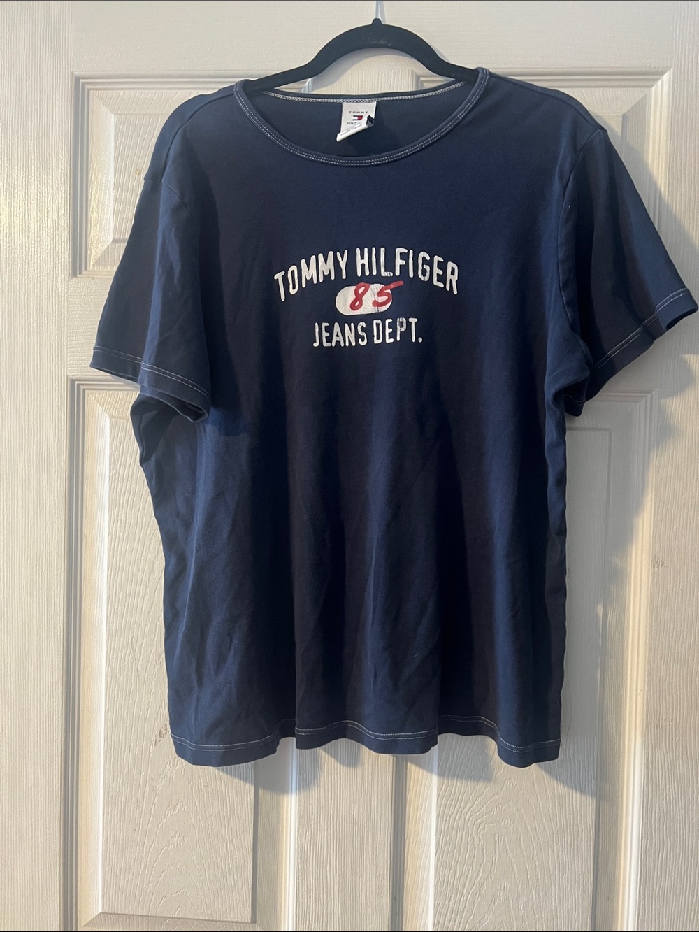 Tommy Hilfiger Women’s Navy '85 Jeans Dept.' Logo Tee